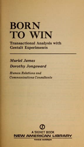 Tapa de Transactional analysis with Gestalt experiments