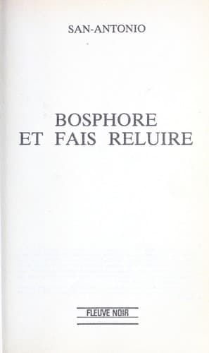 Tapa de Bosphore et fais reluire