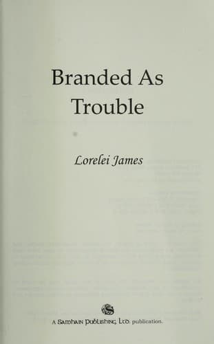 Tapa de Branded as trouble