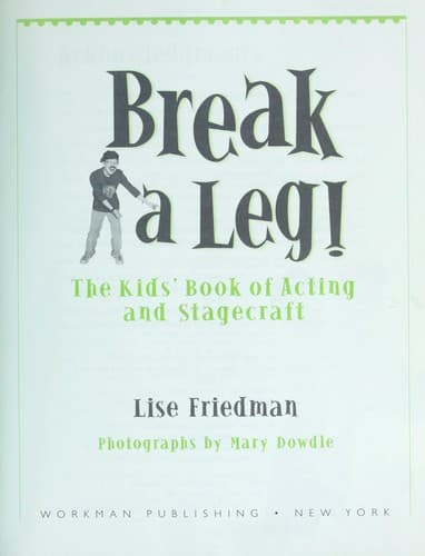 Tapa de Break a leg!