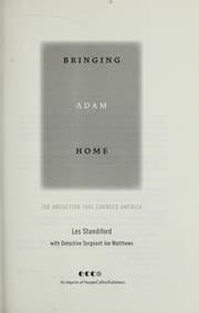 Tapa de Bringing Adam home