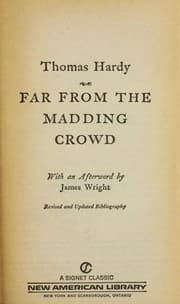 Tapa de Far from the madding crowd