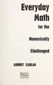 Tapa de Everyday math for the numerically challenged