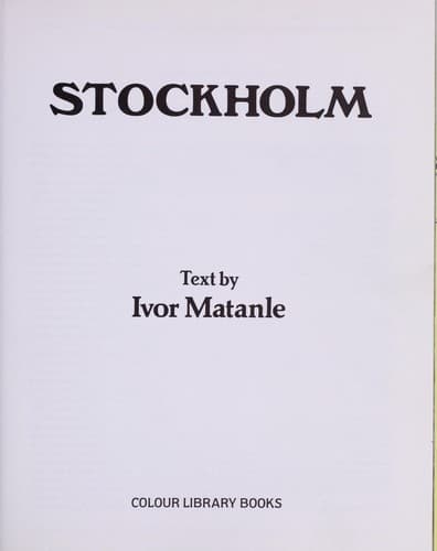 Tapa de Stockholm