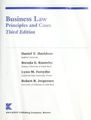 Tapa de Business law