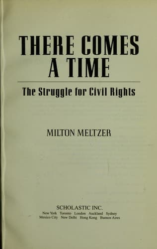Tapa de There comes a time