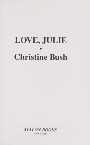 Tapa de Love, Julie