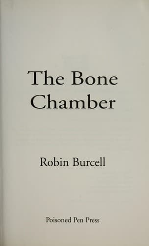 Tapa de The bone chamber