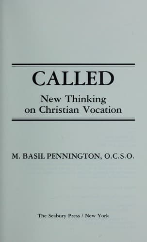 Tapa de Called, New Thinking on Christian Vocation