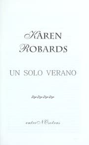 Tapa de Un solo verano