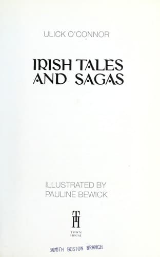 Tapa de Irish Tales and Sagas