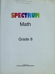 Tapa de Spectrum math