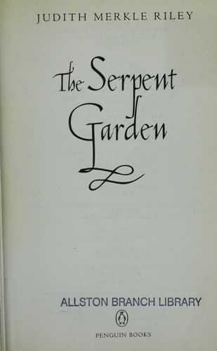 Tapa de The serpent garden