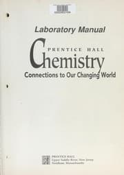 Tapa de Prentice Hall chemistry