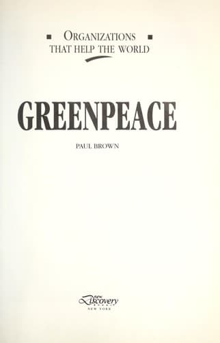 Tapa de Greenpeace