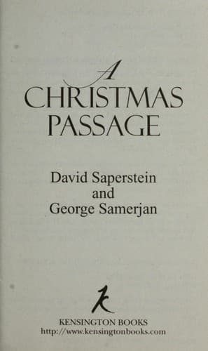 Tapa de A Christmas passage