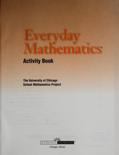 Tapa de Everyday mathematics