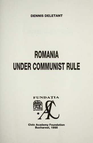 Tapa de Romania under communist rule