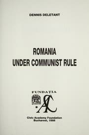 Tapa de Romania under communist rule