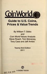 Tapa de Coin World guide to U.S. coins, prices & value trends