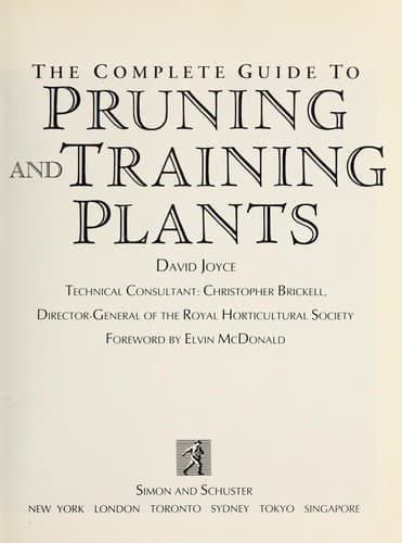 Tapa de The complete guide to pruning and training plants