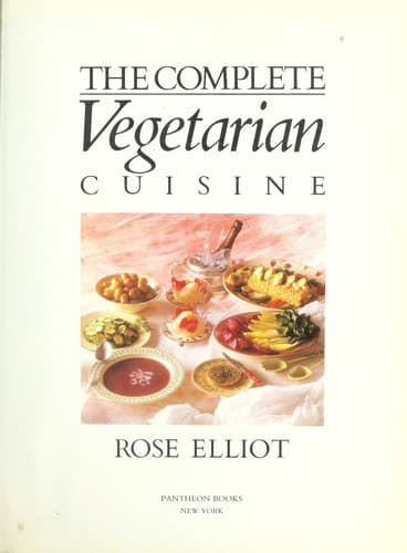 Tapa de The complete vegetarian cuisine