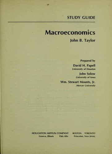 Tapa de Macroeconomics