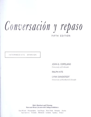 Tapa de Intermediate Spanish