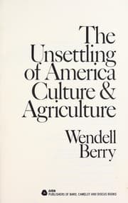 Tapa de The unsettling of America
