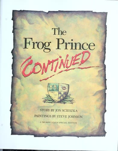 Tapa de The frog prince, continued
