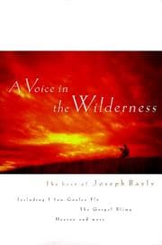 Tapa de A voice in the wilderness