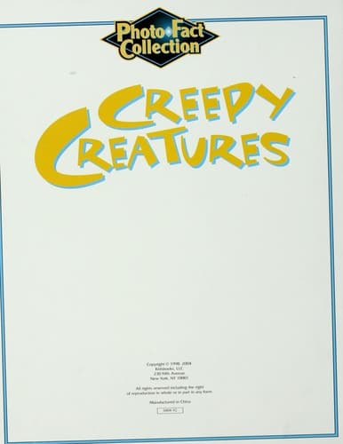 Tapa de Creepy creatures