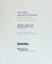 Tapa de The public innovator's playbook