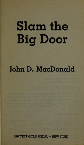 Tapa de Slam the big door