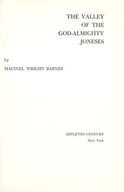 Tapa de The valley of the God-almighty Joneses