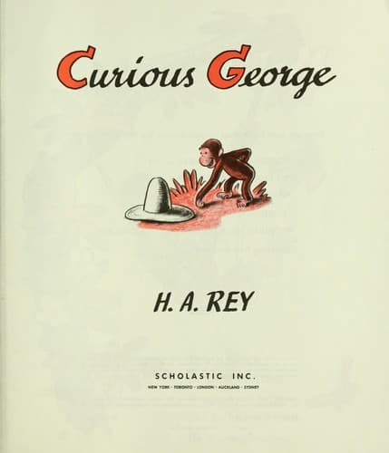 Tapa de Curious George