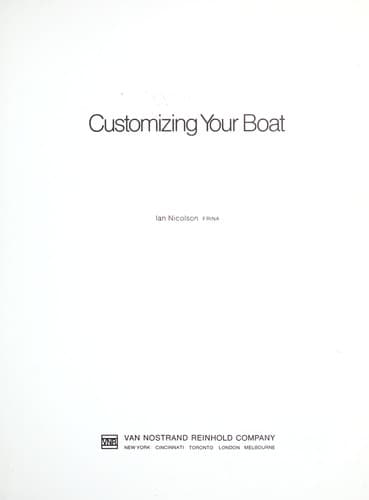Tapa de Customizing Your Boat