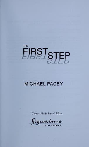 Tapa de The first step