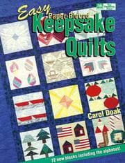 Tapa de Easy paper-pieced keepsake quilts