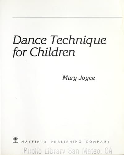 Tapa de Dance technique for children