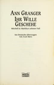 Tapa de Ihr Wille geschehe