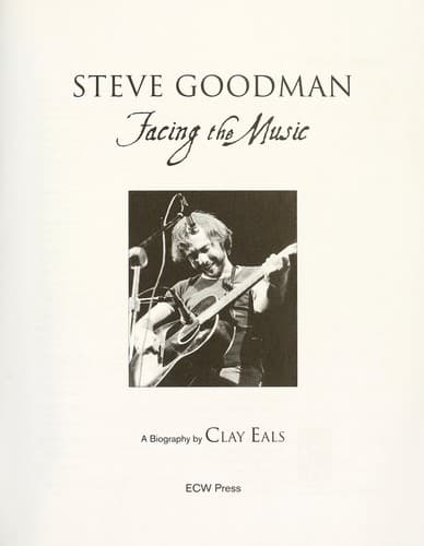 Tapa de Steve Goodman