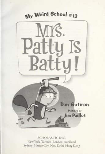 Tapa de Mrs. Patty is batty!