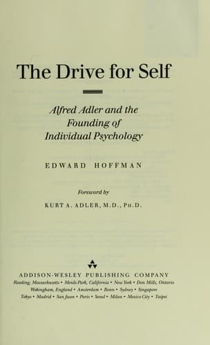 Tapa de The drive for self