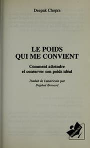 Tapa de Le poids qui me convient