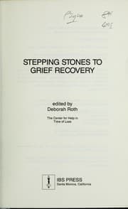 Tapa de Stepping stones to grief recovery