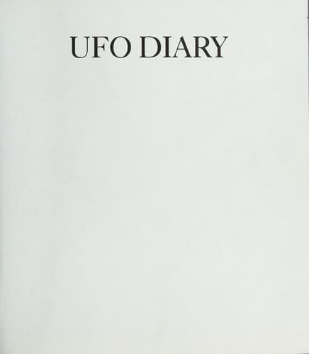 Tapa de UFO diary