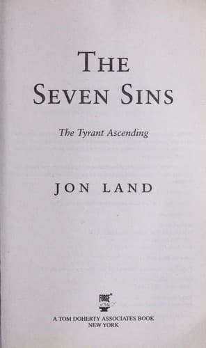 Tapa de The seven sins