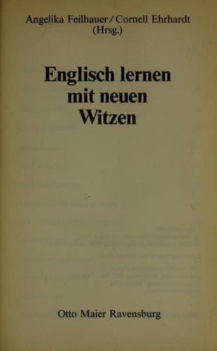 Tapa de Englisch lernen mit neuen Witzen