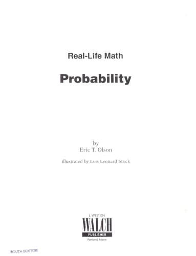 Tapa de Probability